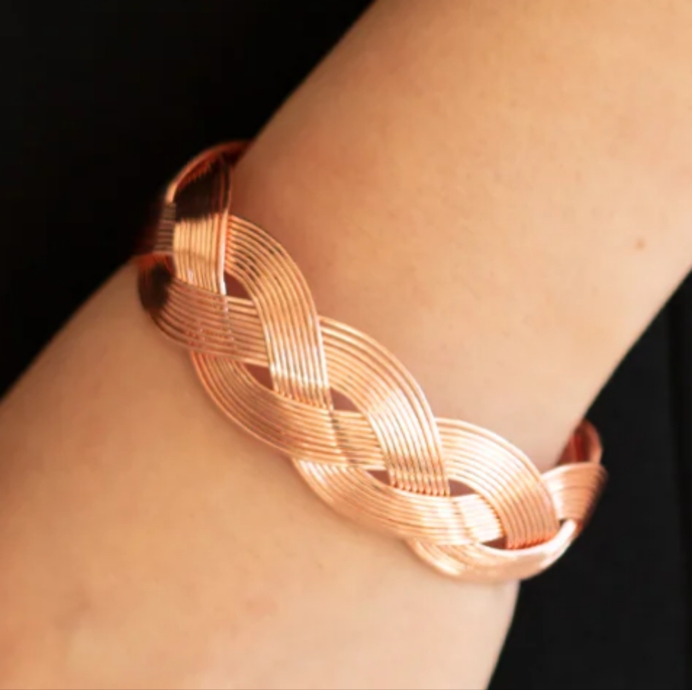 NEW Paparazzi Woven Wonder Bracelet - Copper